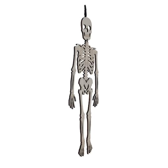 16.5" Skeleton DIY Linear Wood Plaque by Make Market®